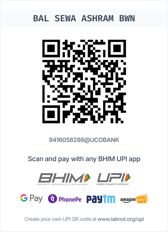 UPI QR Code for Bal Seva Ashram